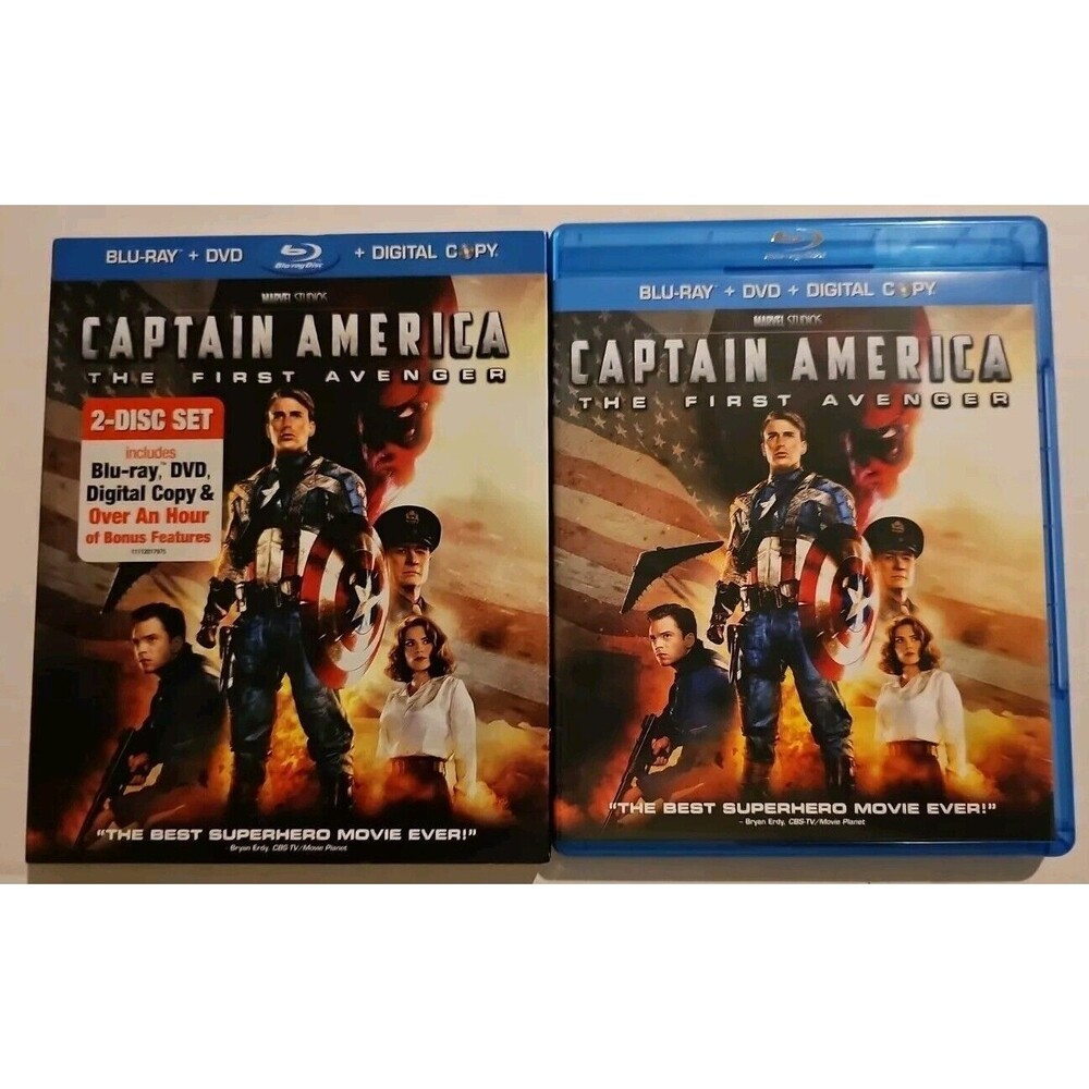 Captain America: The First Avenger (Blu-ray/DVD, 2011, 2-Disc Set)